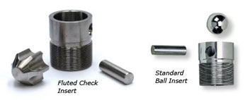 Ball Check Valve Replacement Inserts