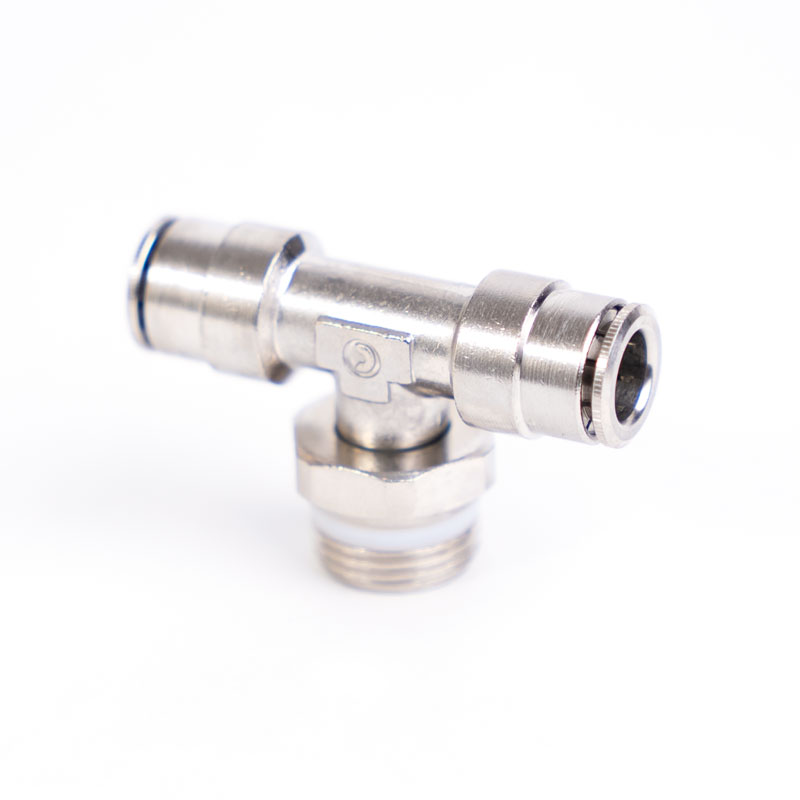 1350 Nickel Plated Brass Push In Male G3 8 Amp Quot T Fitting Gsf Umt U308
