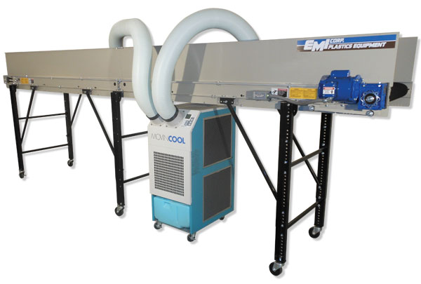 Parts Cooling Conveyors, Self Contained Cooling