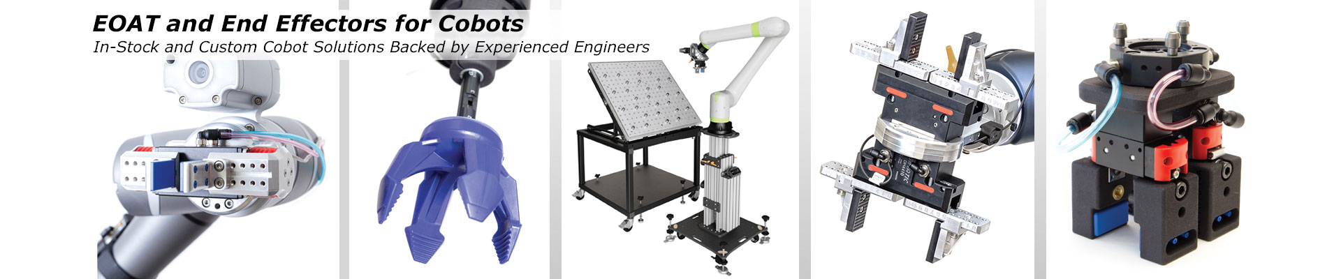 End of arm tooling solutions for Cobots